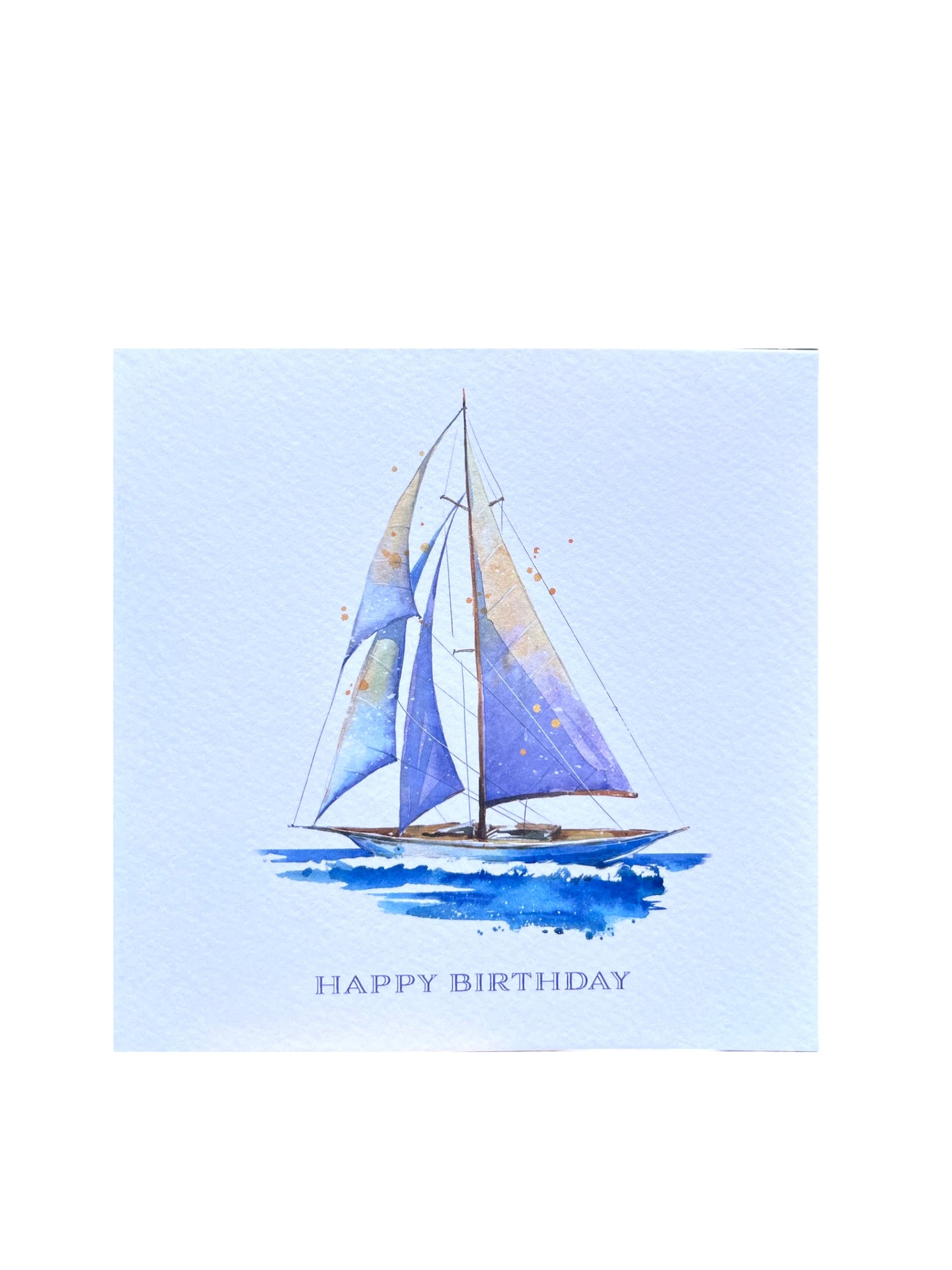 Sailing Boat Birthday Card